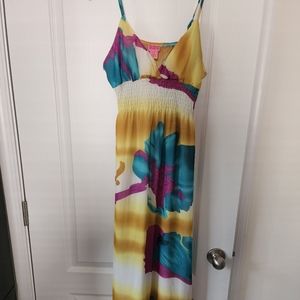 Multi colored floral Sundress